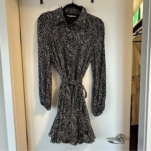 Zara button up dress